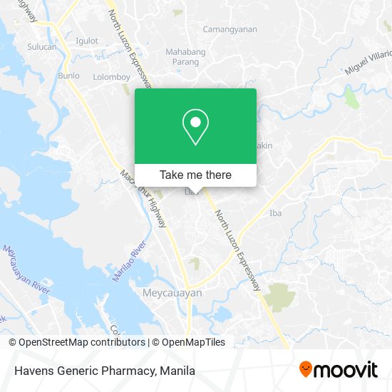 Havens Generic Pharmacy map