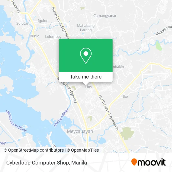 Cyberloop Computer Shop map