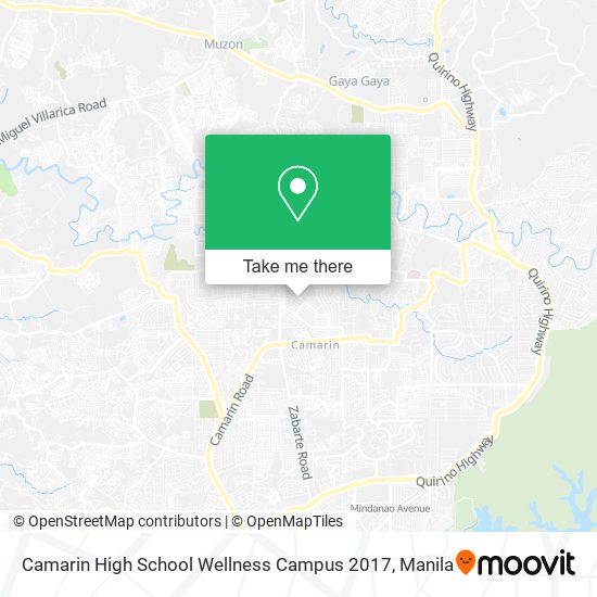 Camarin High School Wellness Campus 2017 map