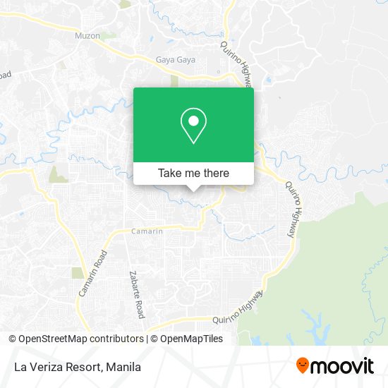 La Veriza Resort map