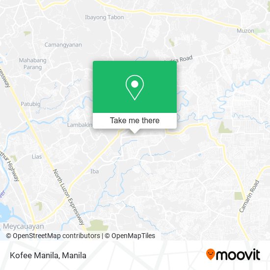 Kofee Manila map