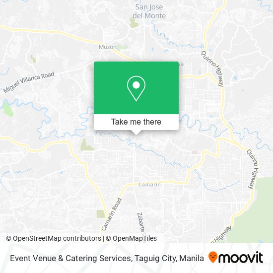 Event Venue & Catering Services, Taguig City map