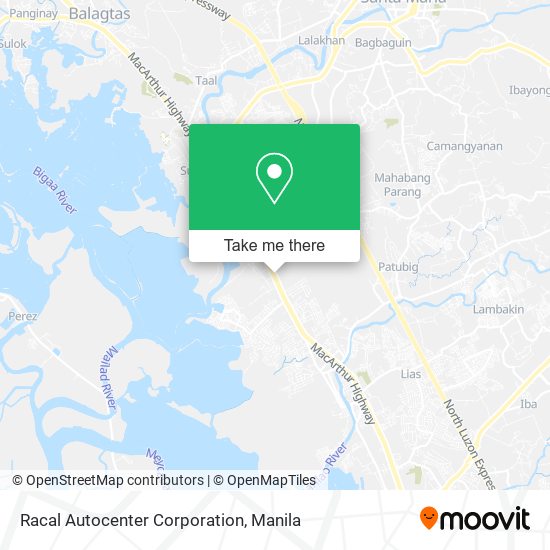 Racal Autocenter Corporation map