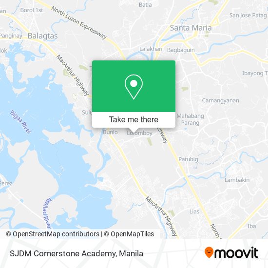 SJDM Cornerstone Academy map