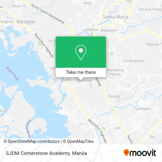 SJDM Cornerstone Academy map