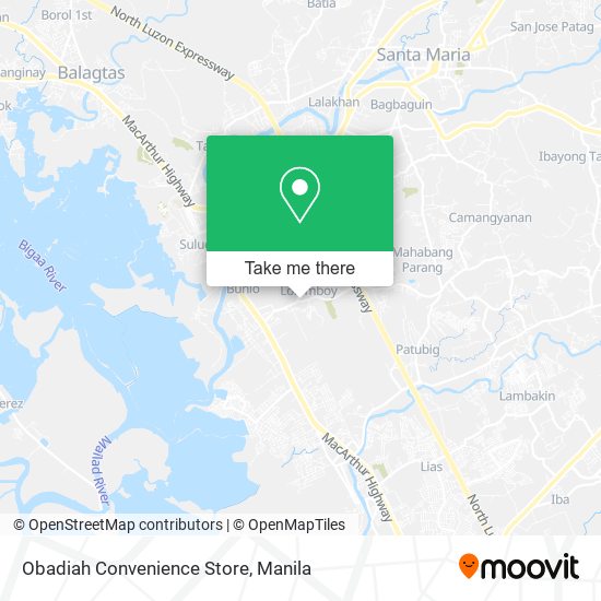 Obadiah Convenience Store map