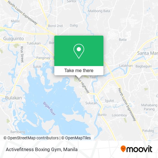 Activefitness Boxing Gym map