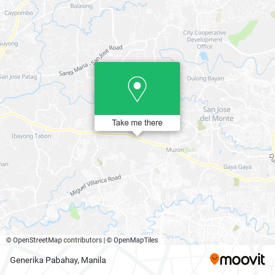Generika Pabahay map