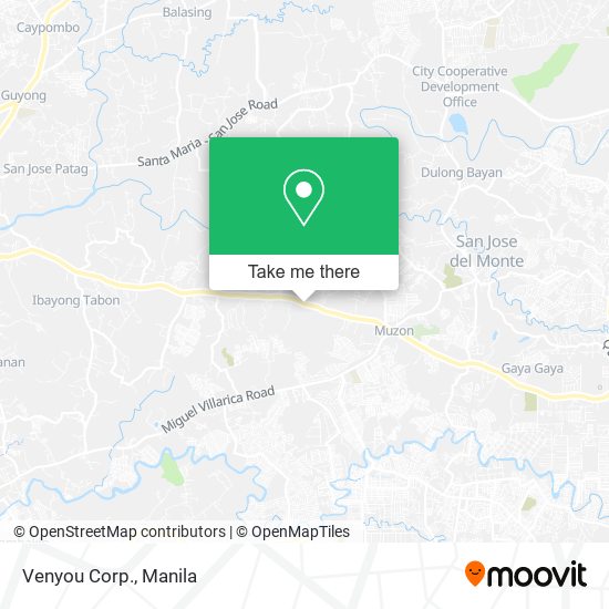 Venyou Corp. map