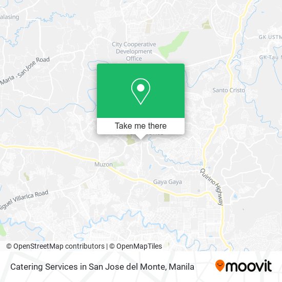 Catering Services in San Jose del Monte map