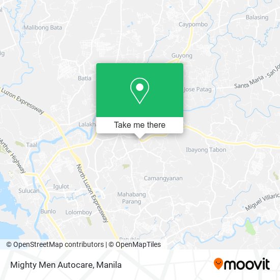 Mighty Men Autocare map