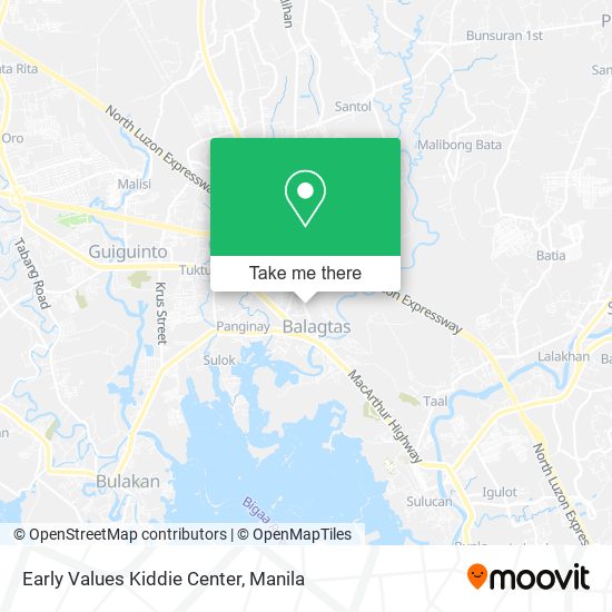 Early Values Kiddie Center map