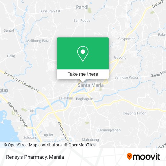 Rensy's Pharmacy map