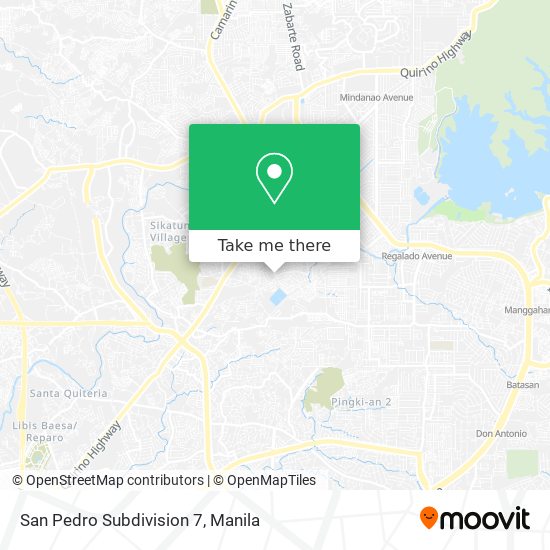 San Pedro Subdivision 7 map