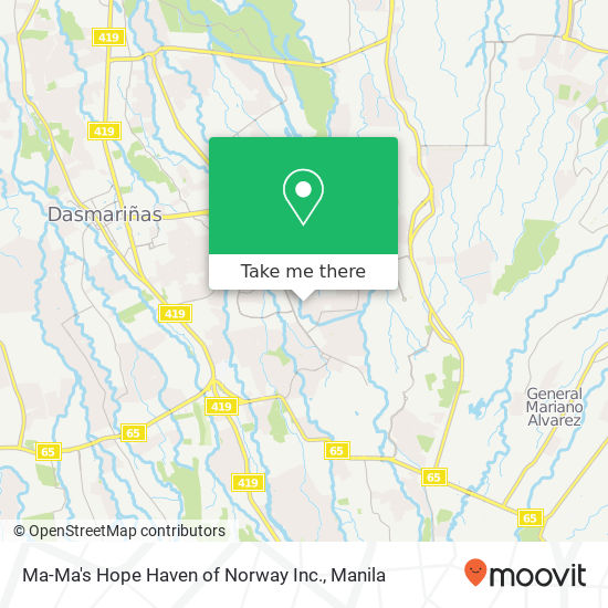 Ma-Ma's Hope Haven of Norway Inc. map