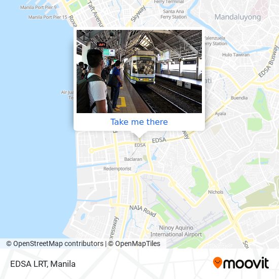 Lrt Edsa Station Map How To Get To Edsa Lrt In Manila By Bus Or Train?