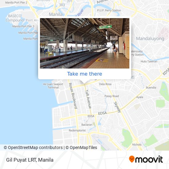 Gil Puyat LRT map