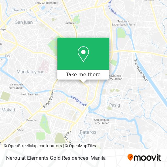 Nerou at Elements Gold Residences map