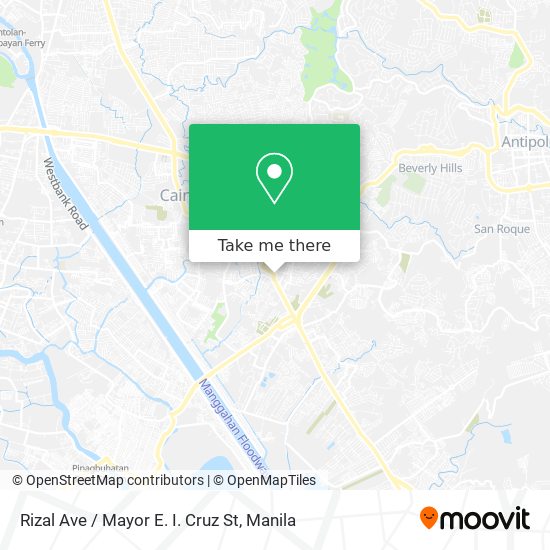 Rizal Ave / Mayor E. I. Cruz St map