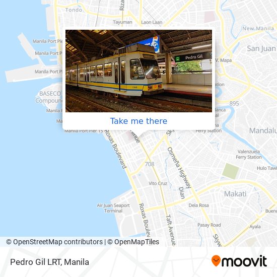Pedro Gil Manila Map How To Get To Pedro Gil Lrt In Manila By Bus Or Train?