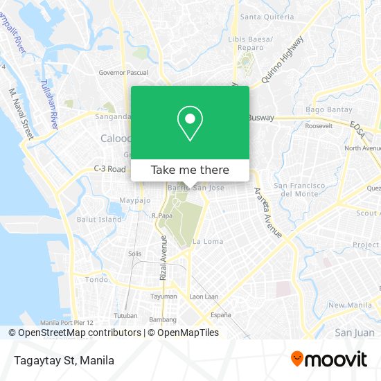 Tagaytay St map