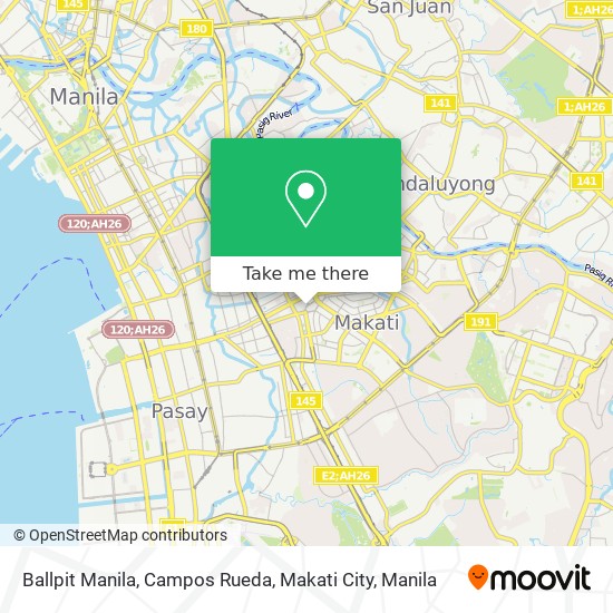 Ballpit Manila, Campos Rueda, Makati City map