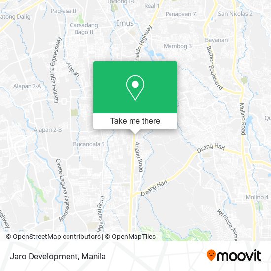 Jaro Development map