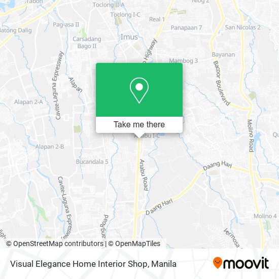 Visual Elegance Home Interior Shop map