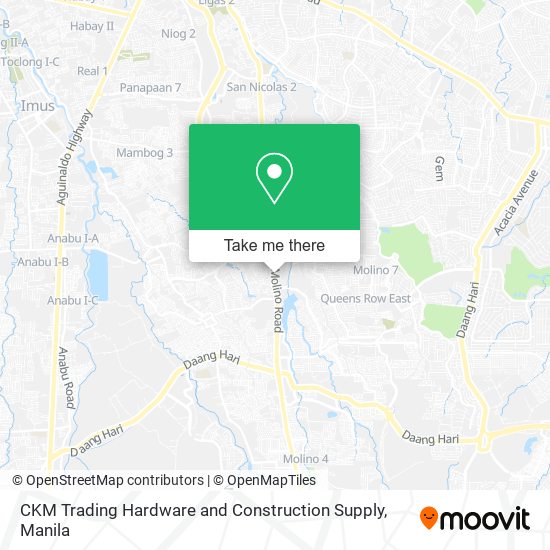 CKM Trading Hardware and Construction Supply map
