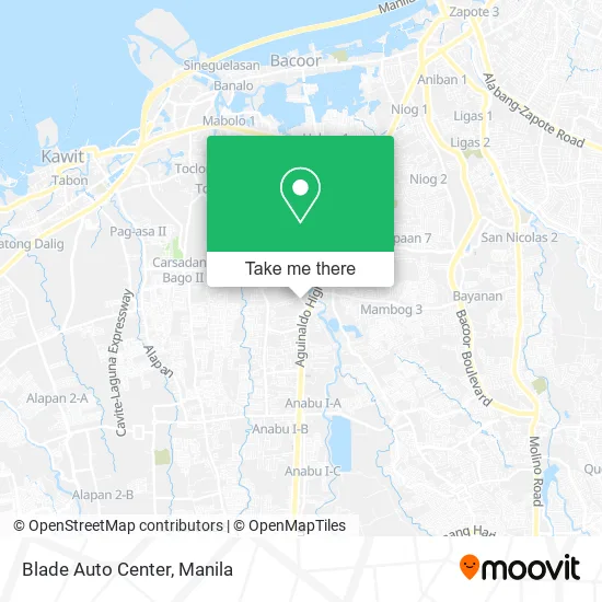 Blade Auto Center map