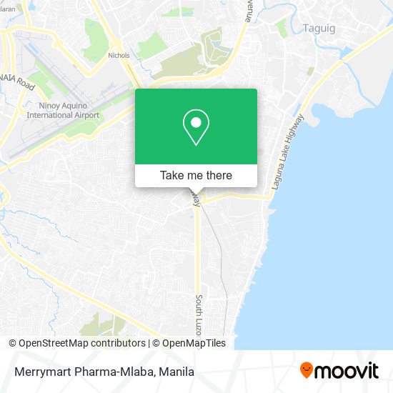 Merrymart Pharma-Mlaba map