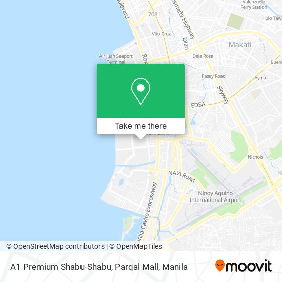 A1 Premium Shabu-Shabu, Parqal Mall map