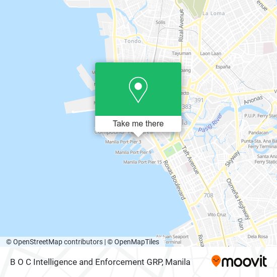 B O C Intelligence and Enforcement GRP map