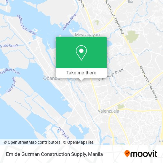 Em de Guzman Construction Supply map