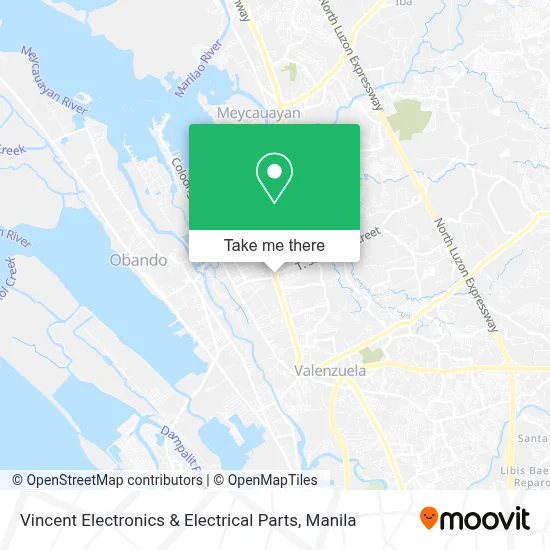 Vincent Electronics & Electrical Parts map