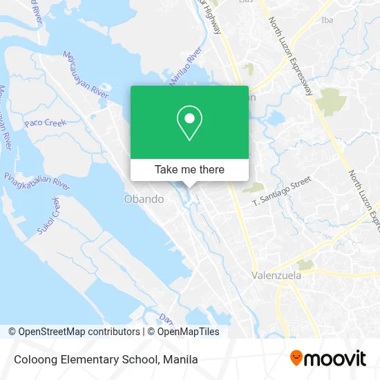 Coloong Elementary School map