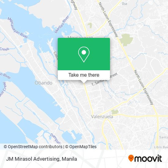 JM Mirasol Advertising map