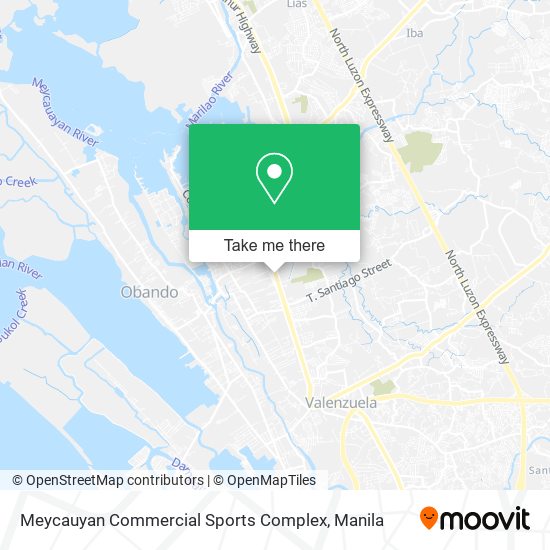 Meycauyan Commercial Sports Complex map