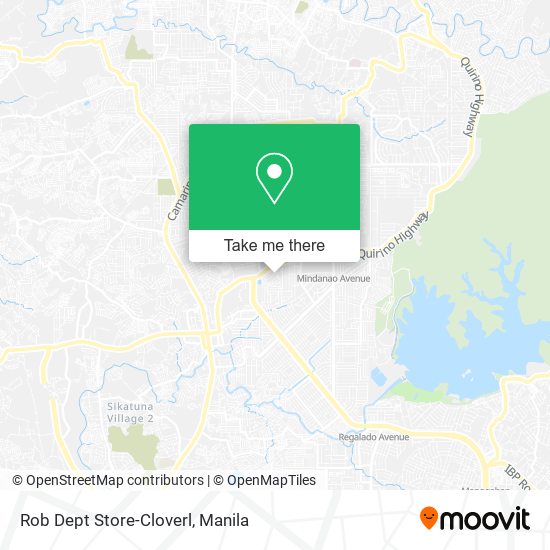 Rob Dept Store-Cloverl map