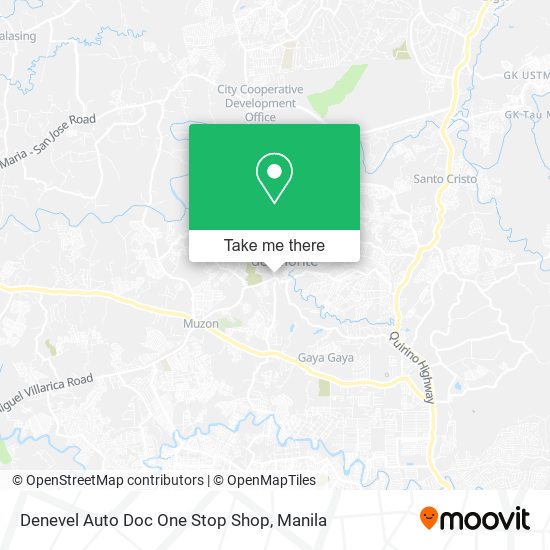 Denevel Auto Doc One Stop Shop map