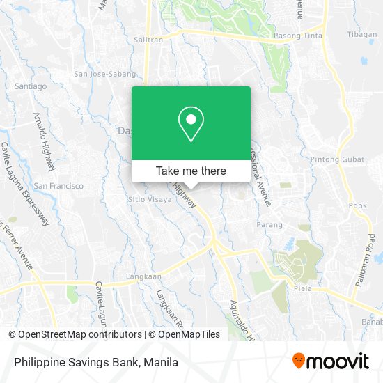Philippine Savings Bank map