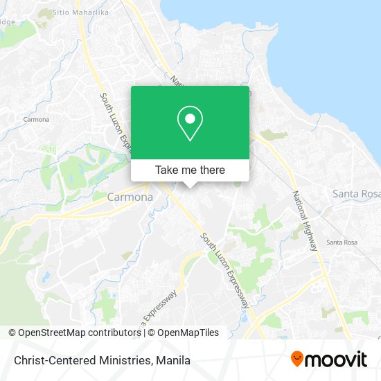 Christ-Centered Ministries map