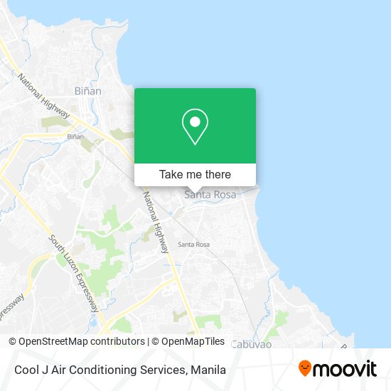 Cool J Air Conditioning Services map