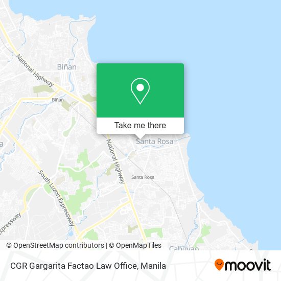 CGR Gargarita Factao Law Office map