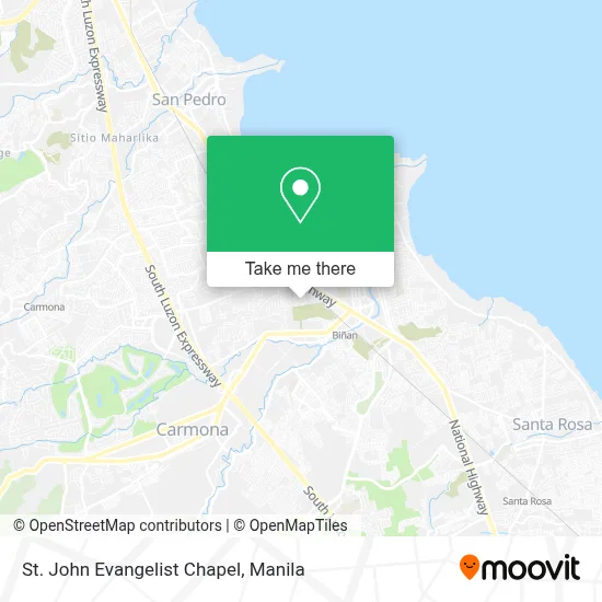 St. John Evangelist Chapel map