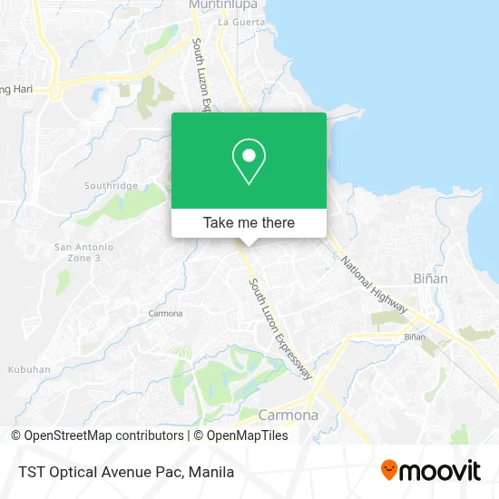 TST Optical Avenue Pac map