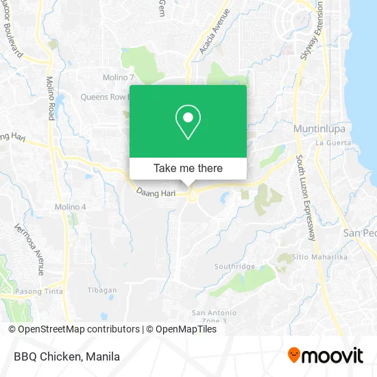 BBQ Chicken map