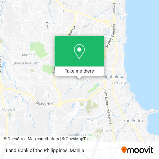 Land Bank of the Philippines map