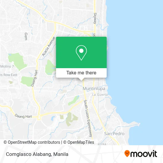 Comglasco Alabang map