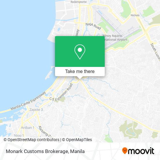 Monark Customs Brokerage map